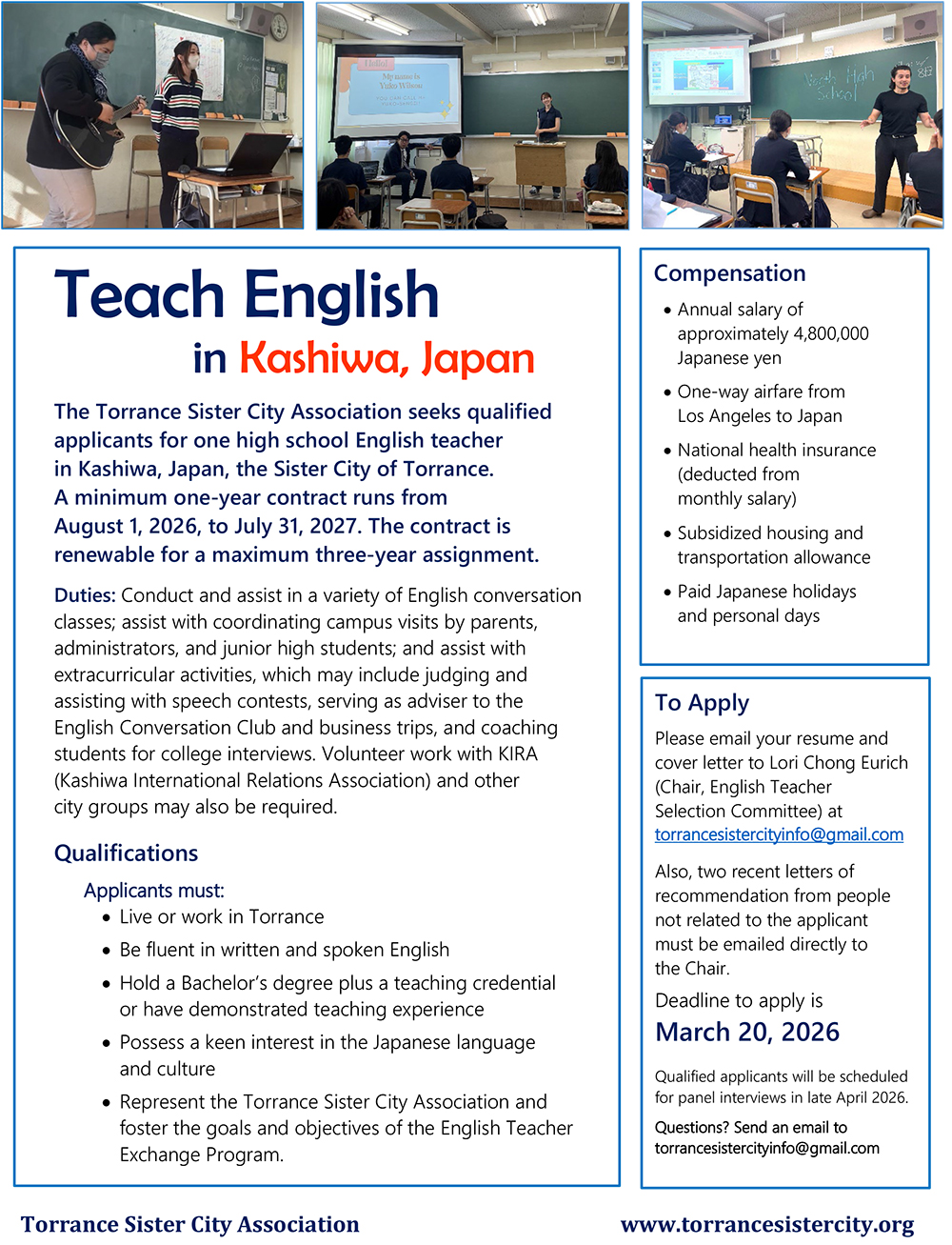 Teach English Flyer